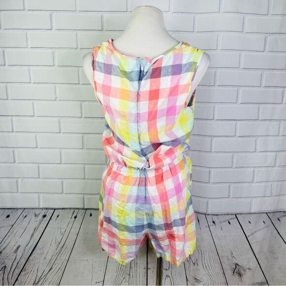 Amazon Essentials Plaid Sleeveless Romper - Medium - Picture 8 of 12